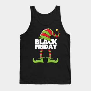 Black Friday Elf Squad Funny Shopping Shirt Women Men Tank Top